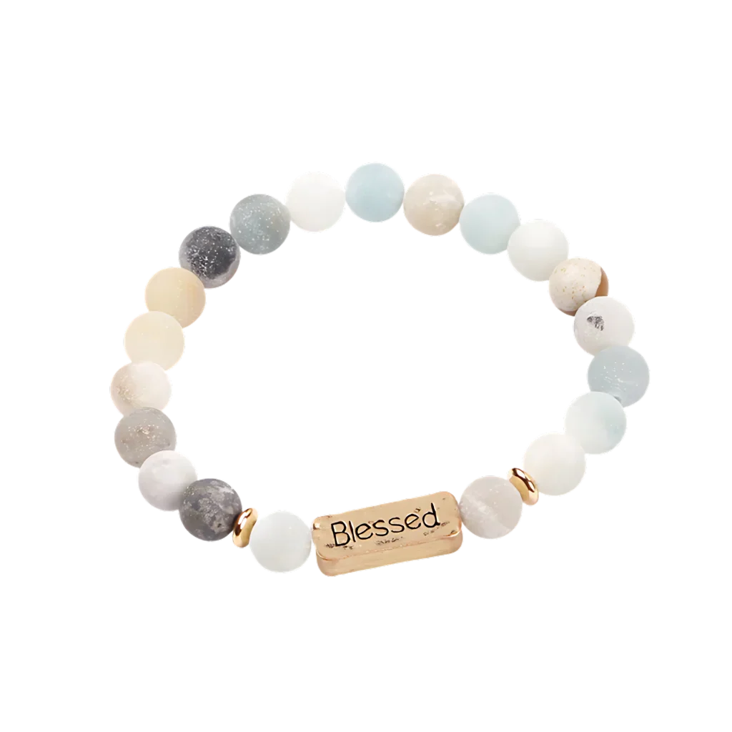 Geometric Pattern Stones Bracelet For Everyday Rituals - G11602