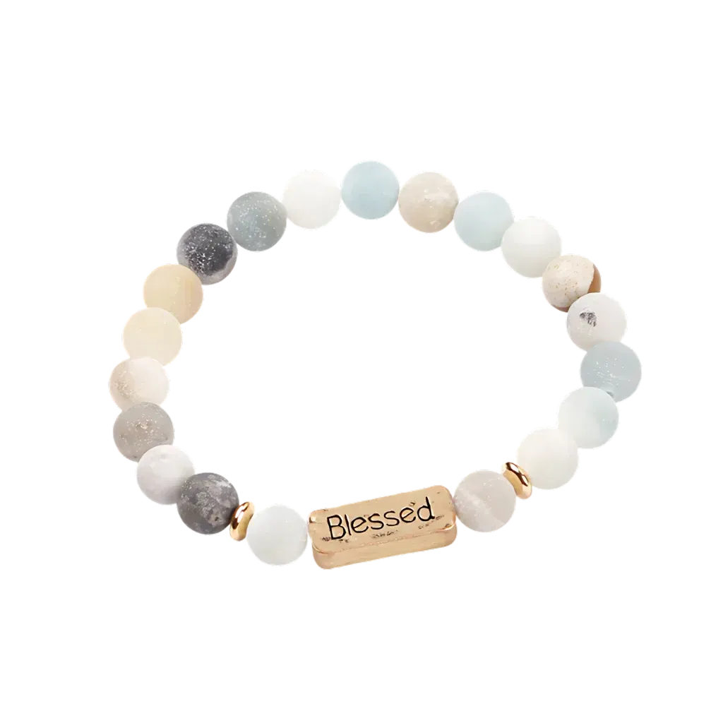 Geometric Pattern Stones Bracelet For Everyday Rituals - G11602