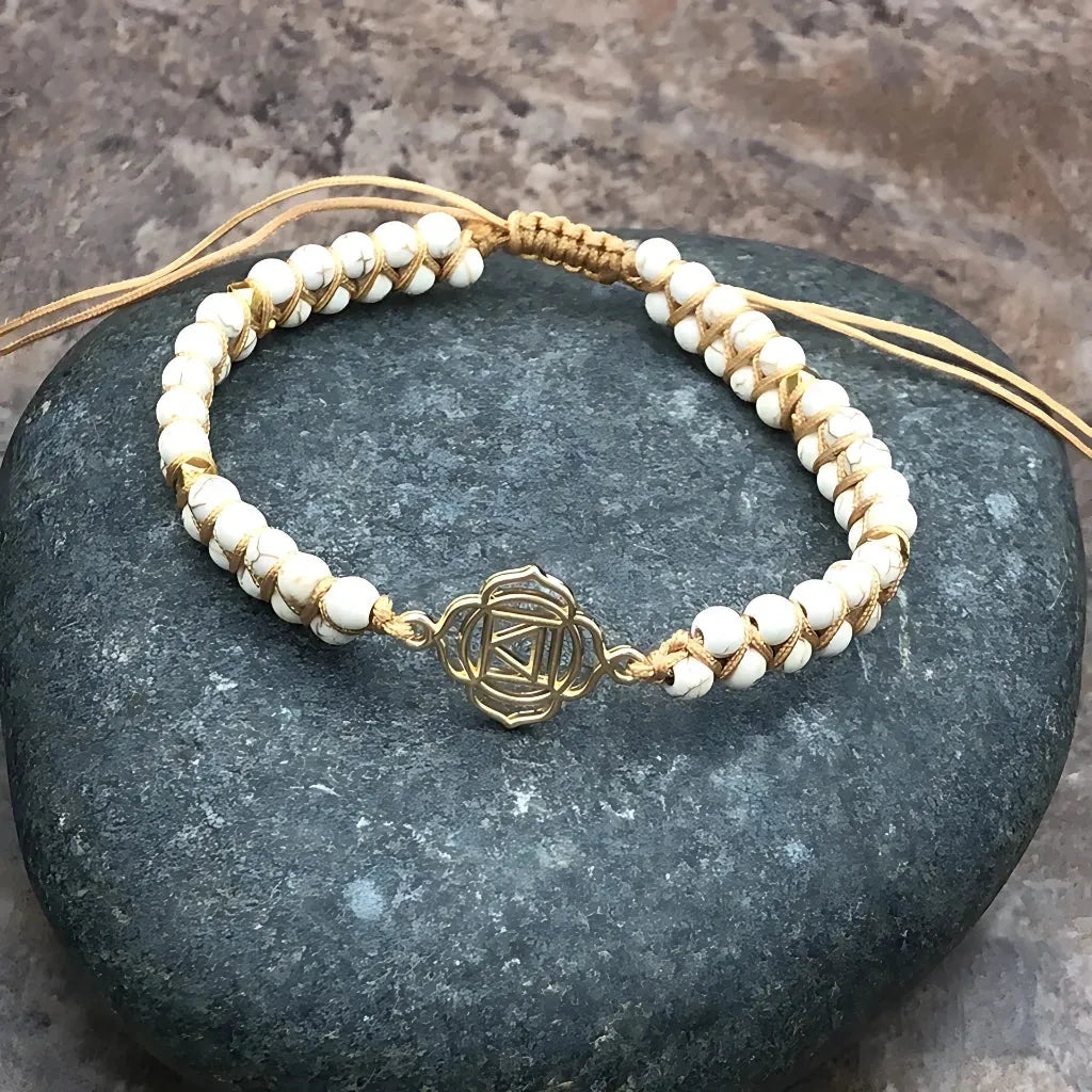 Geometric Style Bead Braclets For Couples - White