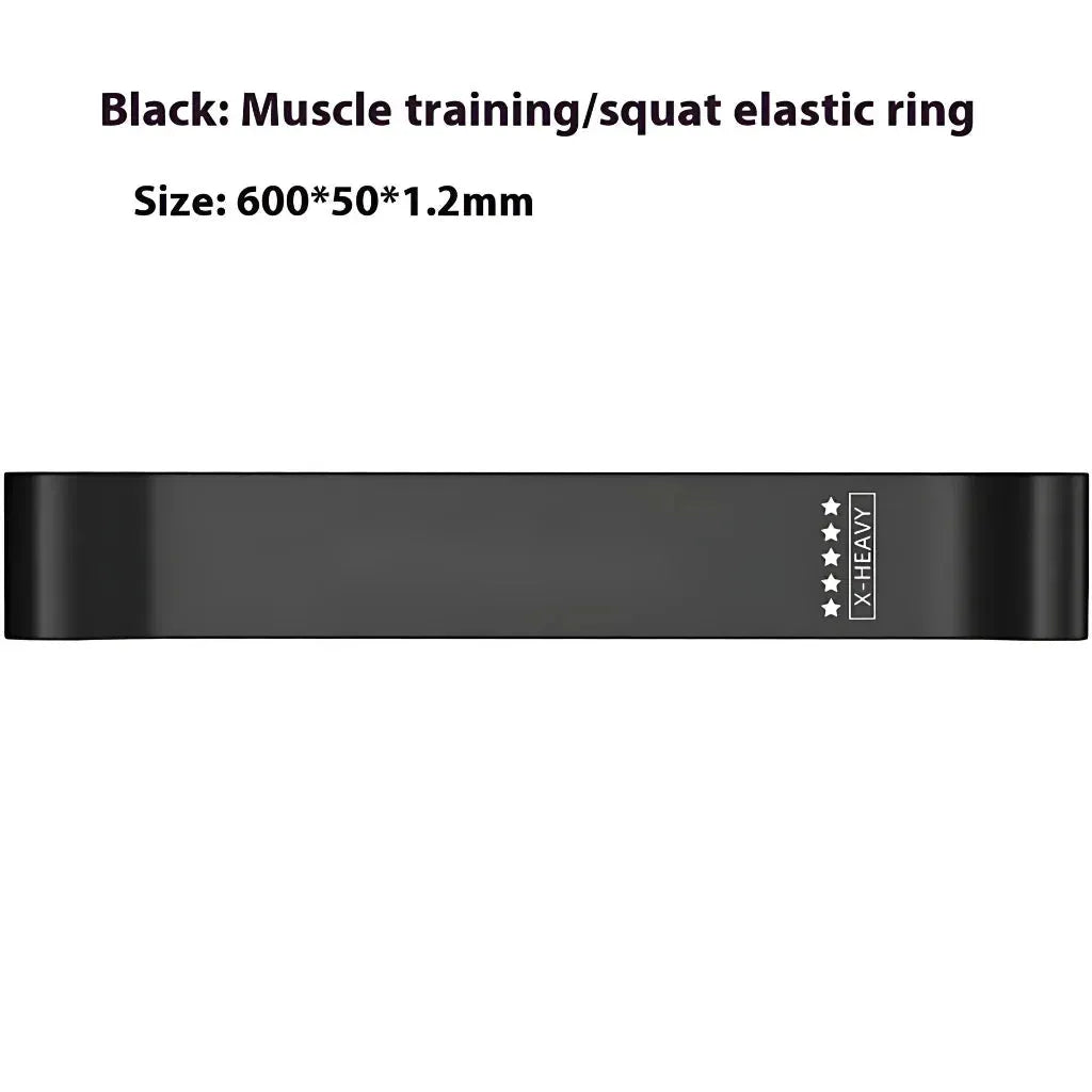 Gradient Strength Bands For Yoga And Full-Body Flow - Black 600x50x1.2mm