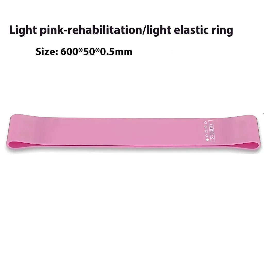Gradient Strength Bands For Yoga And Full-Body Flow - Light Pink 600x50x0.5mm