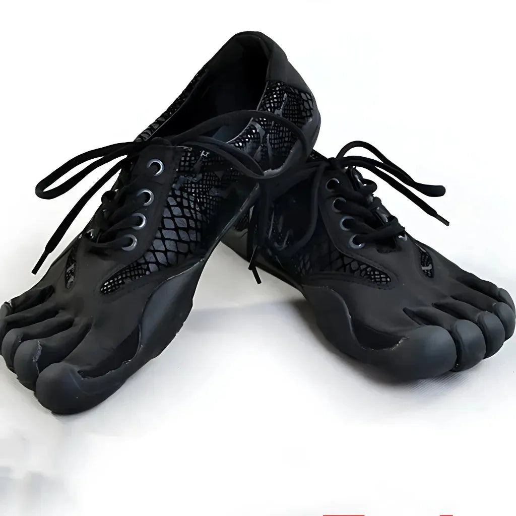Grip Flex Barefoot Yoga Shoes For Grounded Practice - Black Snake / 39