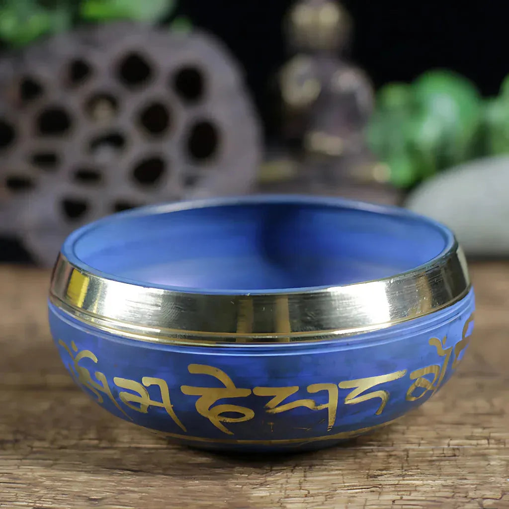 Handcrafted Tibet Singing Bowl With Striker & Mat