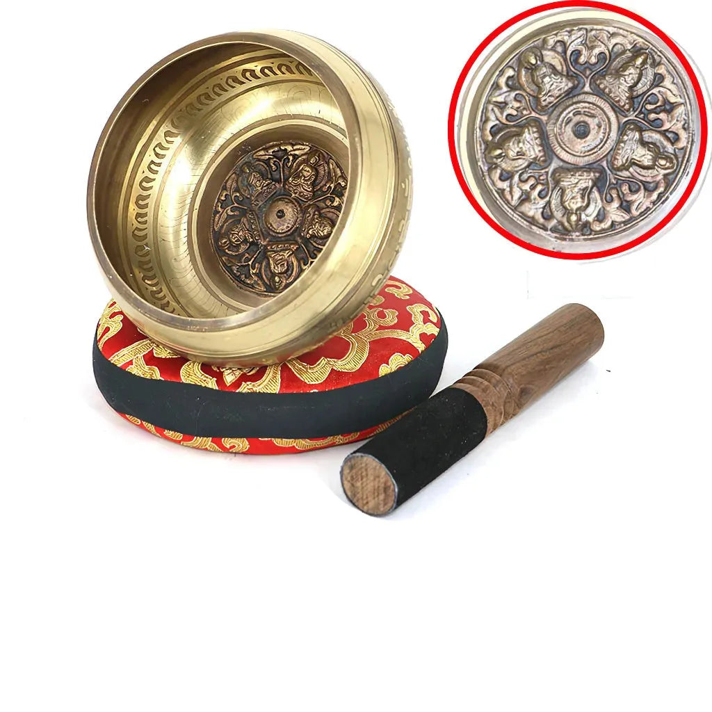 Handmade Copper Sound Bath Bowls For Deep Healing - Flat bottom / 13 cm