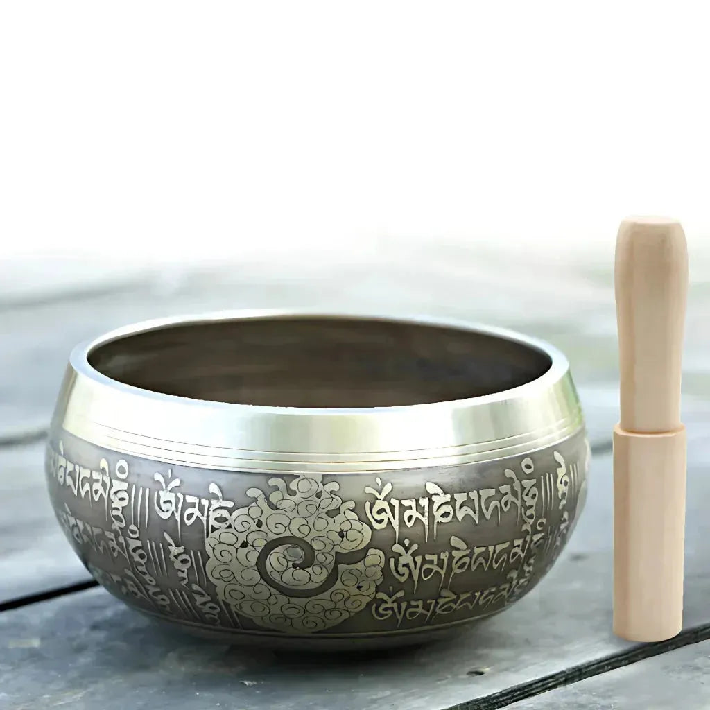 Handmade Copper Sound Bath Bowls For Deep Healing - With mallet / 9.5 cm