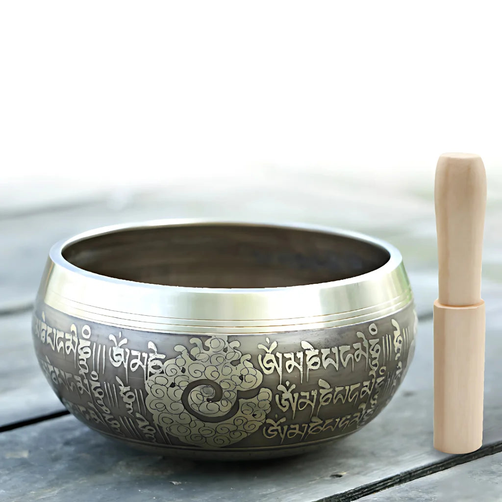 Handmade Copper Sound Bath Bowls For Deep Healing - With mallet / 9.5 cm