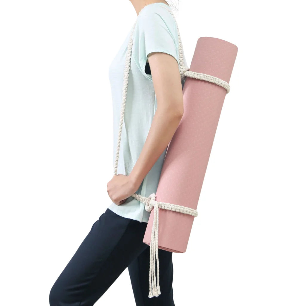 Handwoven Cotton Yoga Mat Carrier Strap