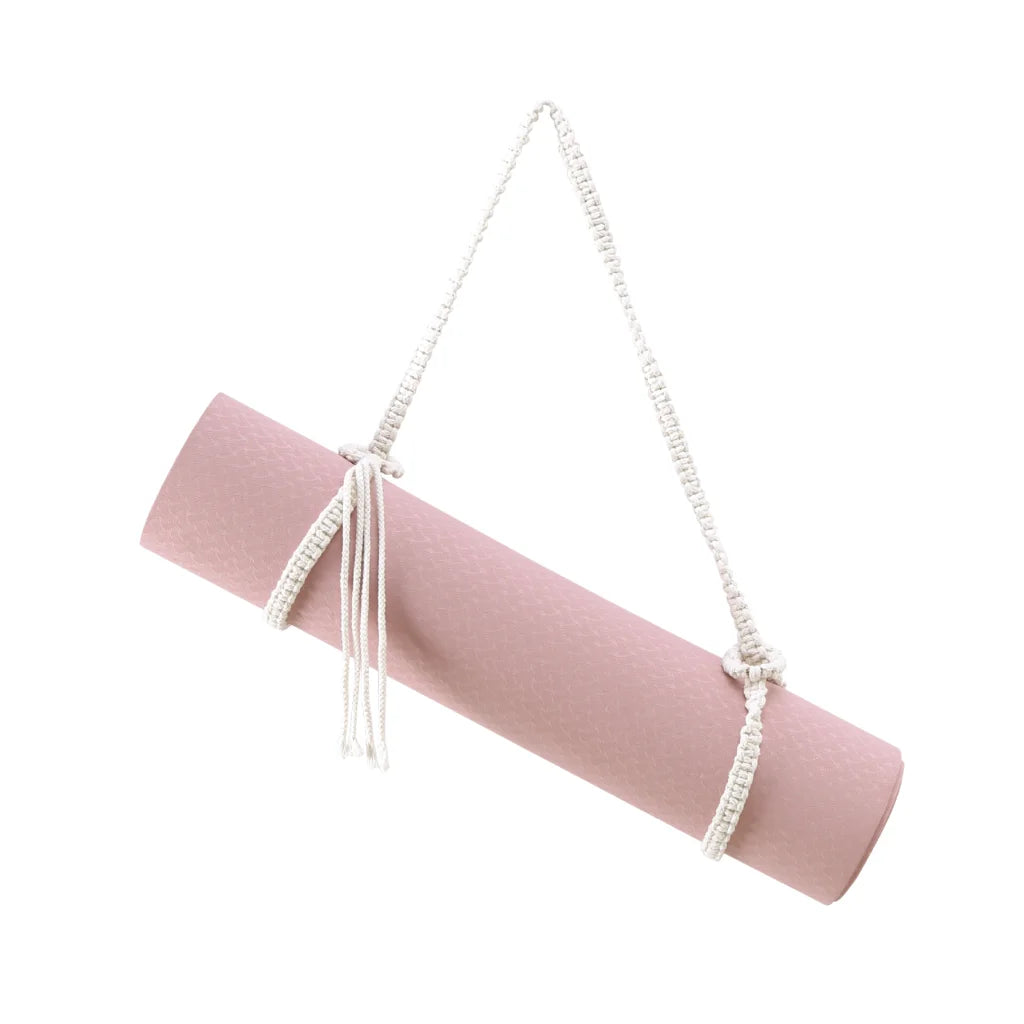 Handwoven Cotton Yoga Mat Carrier Strap - Style