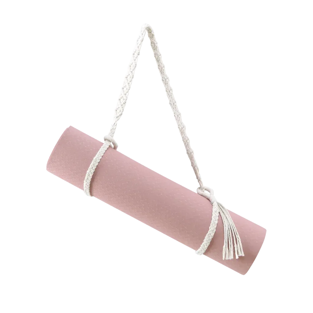 Handwoven Cotton Yoga Mat Carrier Strap - Style B