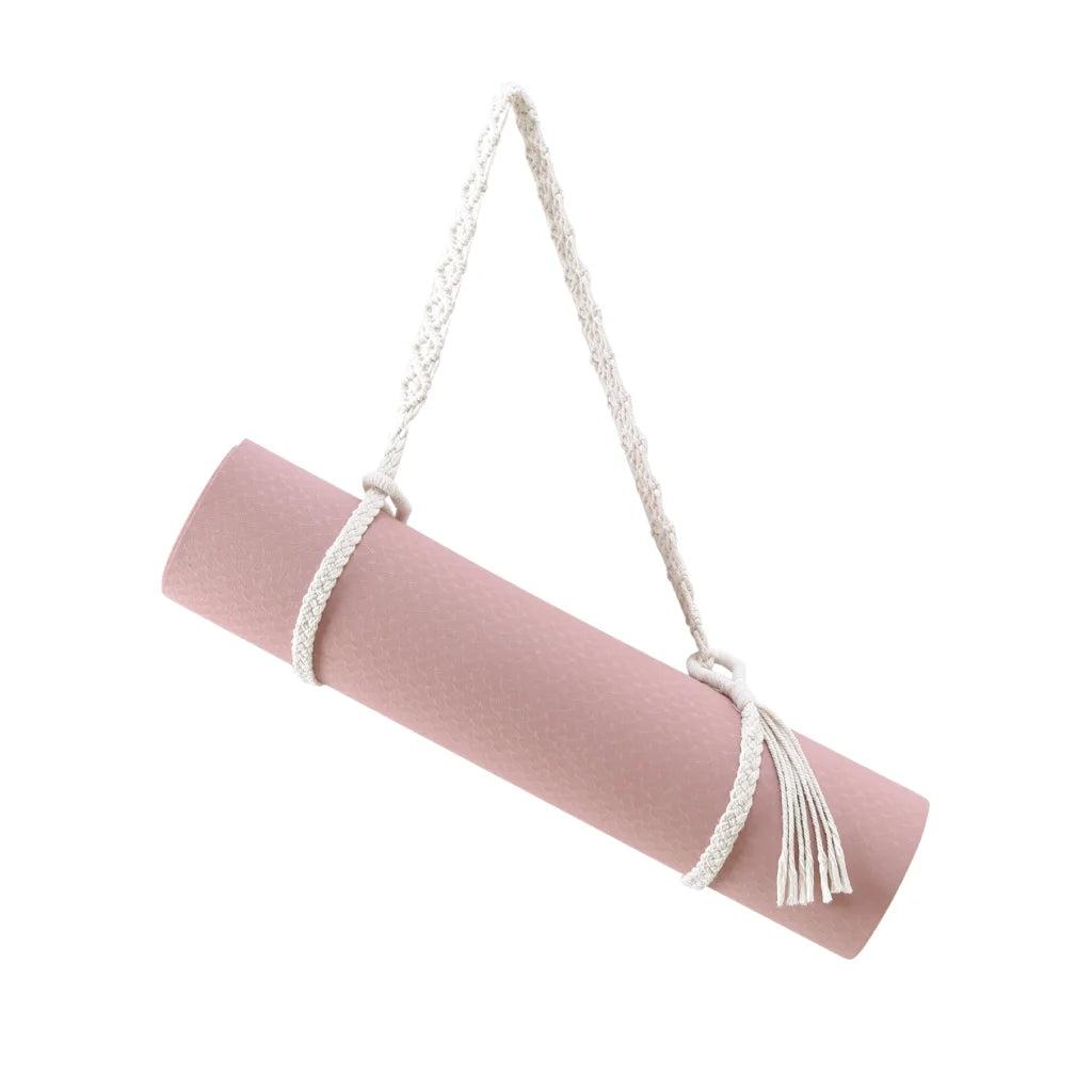 Handwoven Cotton Yoga Mat Carrier Strap - Style B