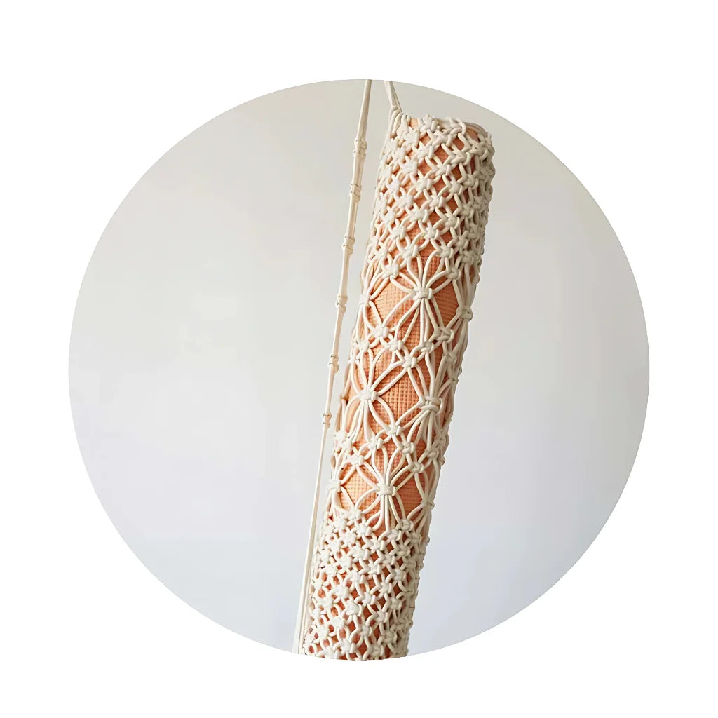 Handwoven Yoga Backpack With Mat Holder