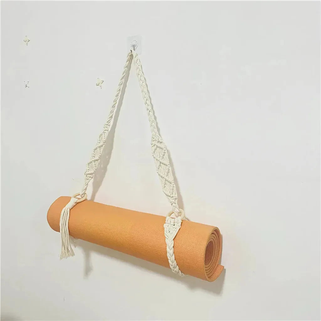 Handwoven Yoga Mat Sling For Easy Portability