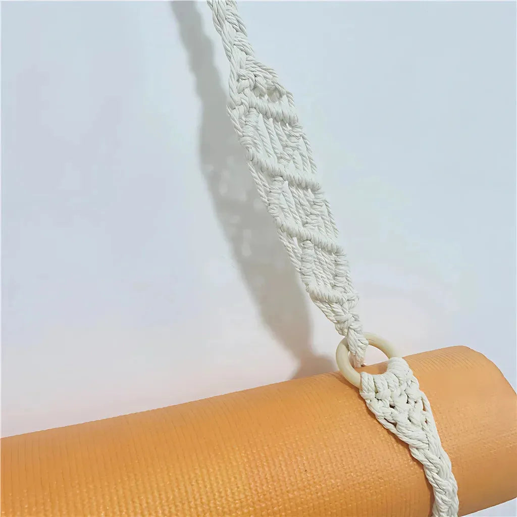 Handwoven Yoga Mat Sling For Easy Portability