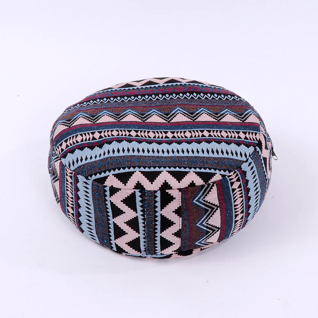 Handwoven Zafu Meditation Cushion For Daily Practice - Style B