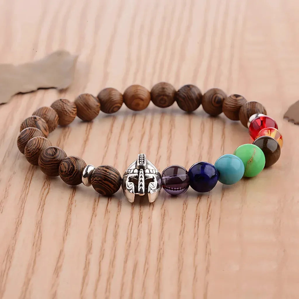 Healing Energy 7 Chakras Bracelet With Spiritual Charms