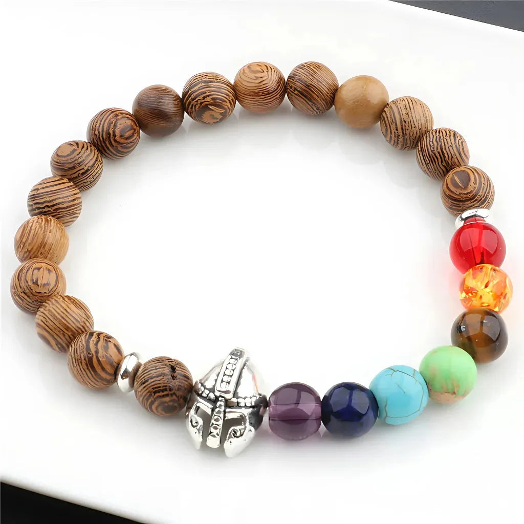 Healing Energy 7 Chakras Bracelet With Spiritual Charms - Style 2