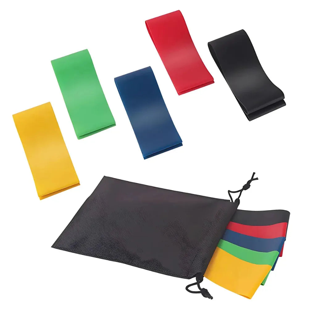 Heavy Exercise Bands For Strength And Recovery - Black / Bag