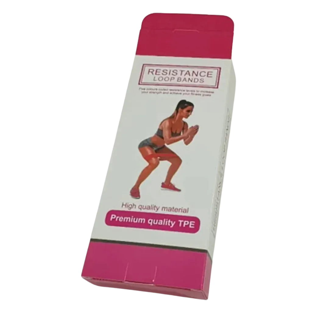 Heavy Exercise Bands For Strength And Recovery - Pink / Box