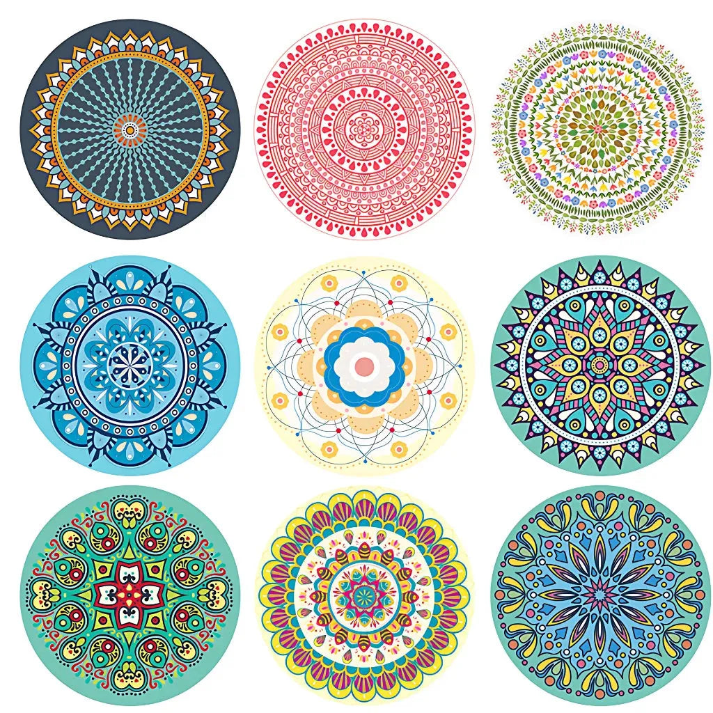 Huge Yoga Mat With Non Slip Suede And Round Design