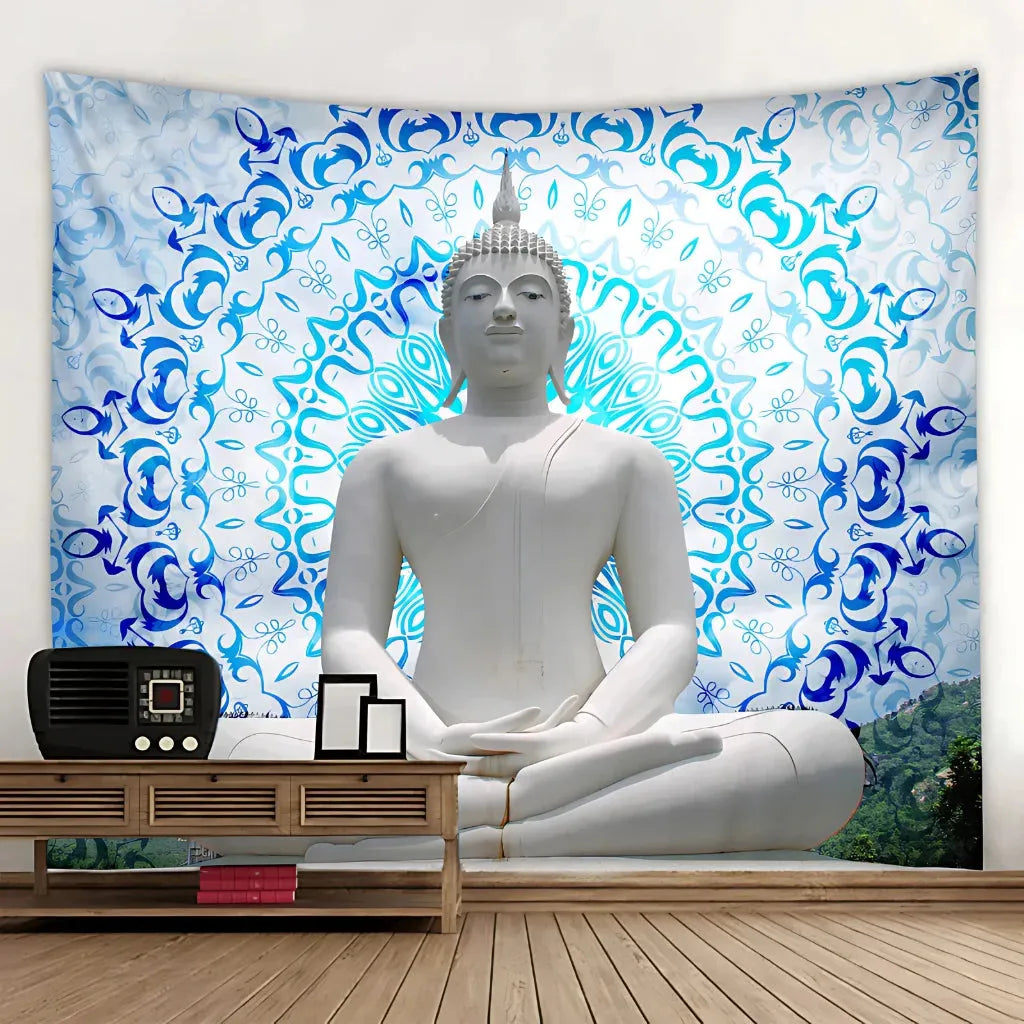 Large Tapestry With Chakra Symbols In Boho Style - 13 Style / 150x130 cm