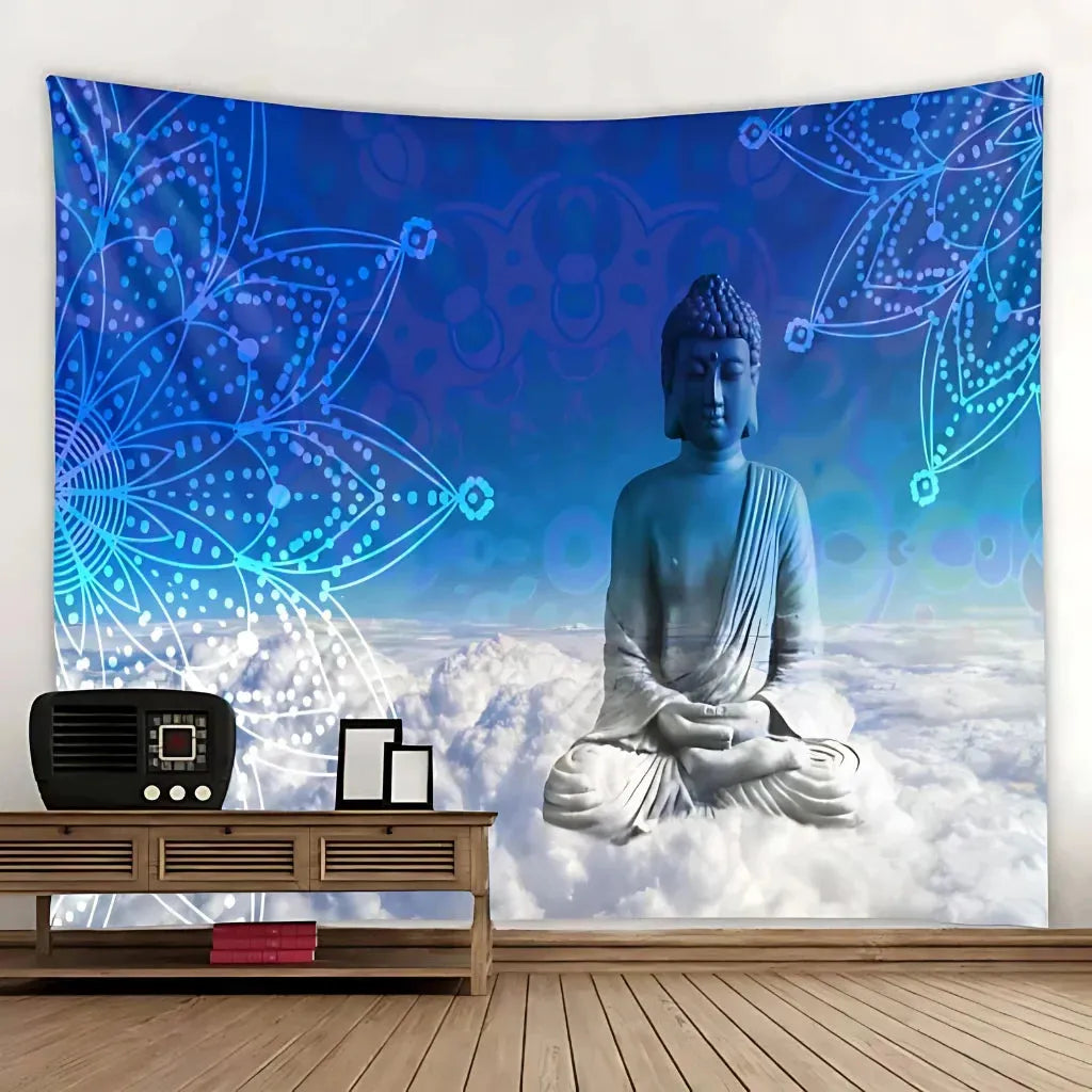 Large Tapestry With Chakra Symbols In Boho Style - 15 Style / 150x130 cm