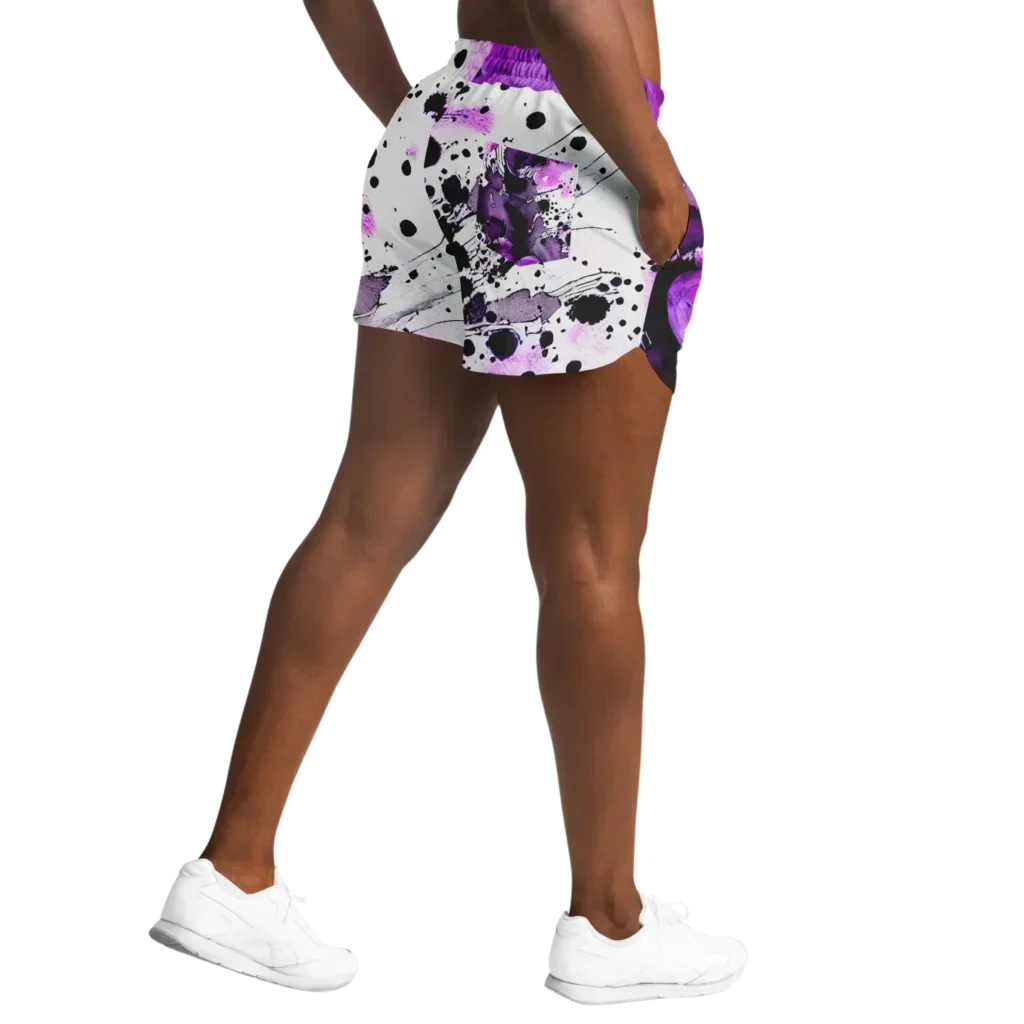 Loose Fit Shorts Ladies With Purple Heart Energy