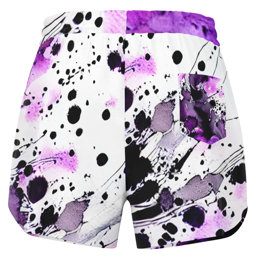 Loose Fit Shorts Ladies With Purple Heart Energy
