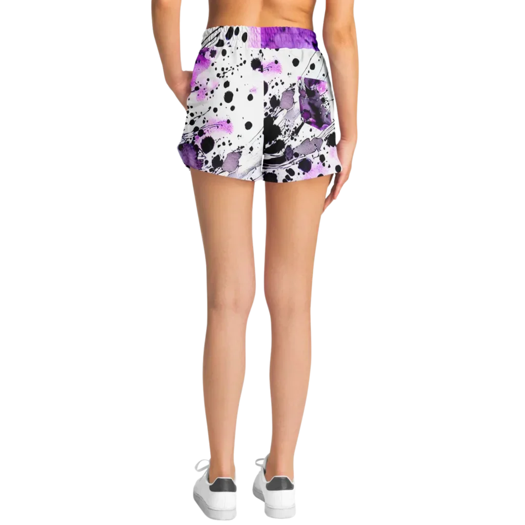 Loose Fit Shorts Ladies With Purple Heart Energy