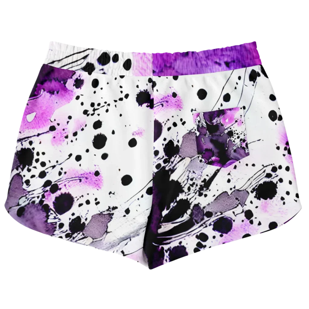 Loose Fit Shorts Ladies With Purple Heart Energy