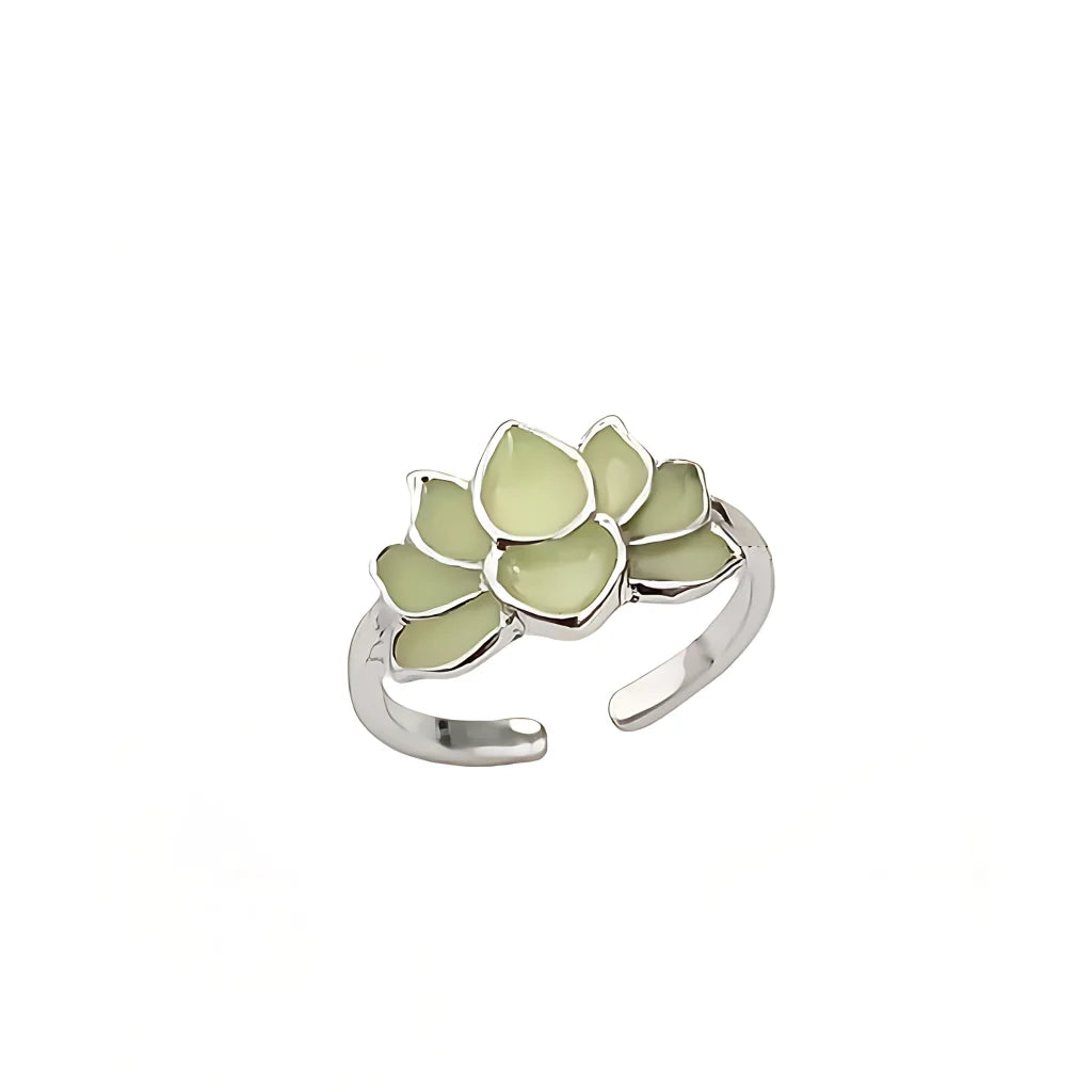 Luminous Lotus Cool Rings For Yoga And Beyond