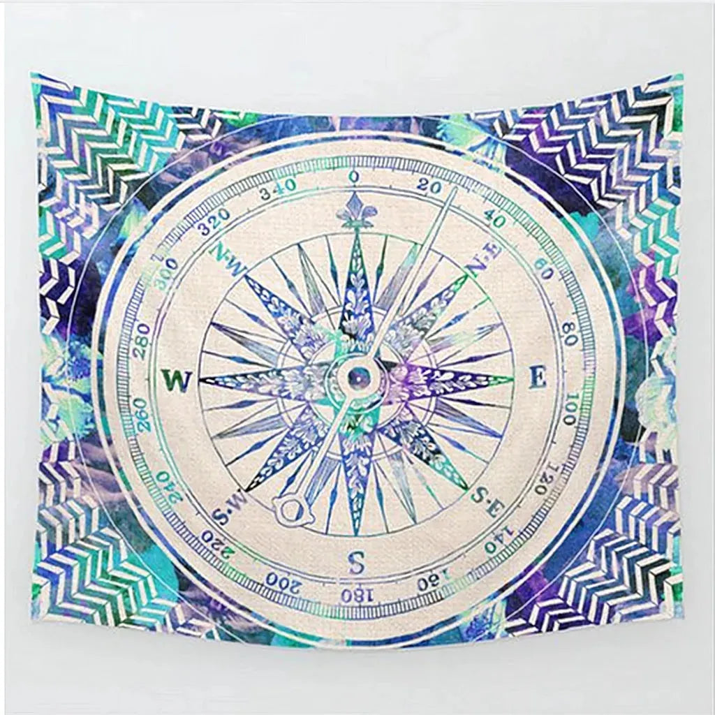 Mandala Wall Tapestry With Elephant Design - 15 Style / L