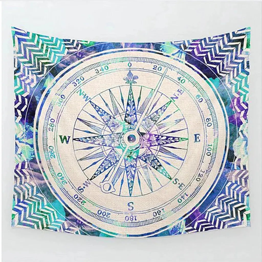 Mandala Wall Tapestry With Elephant Design - 15 Style / L