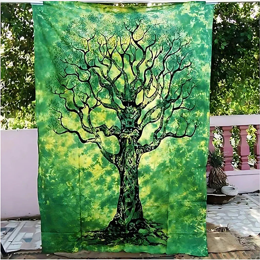 Mandala Wall Tapestry With Elephant Design - 17 Style / L