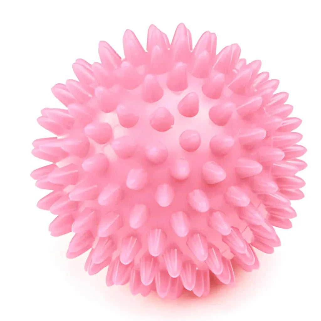 Massage Ball Roller For Targeted Muscle Relief - Pink Spiky / 7.5 cm
