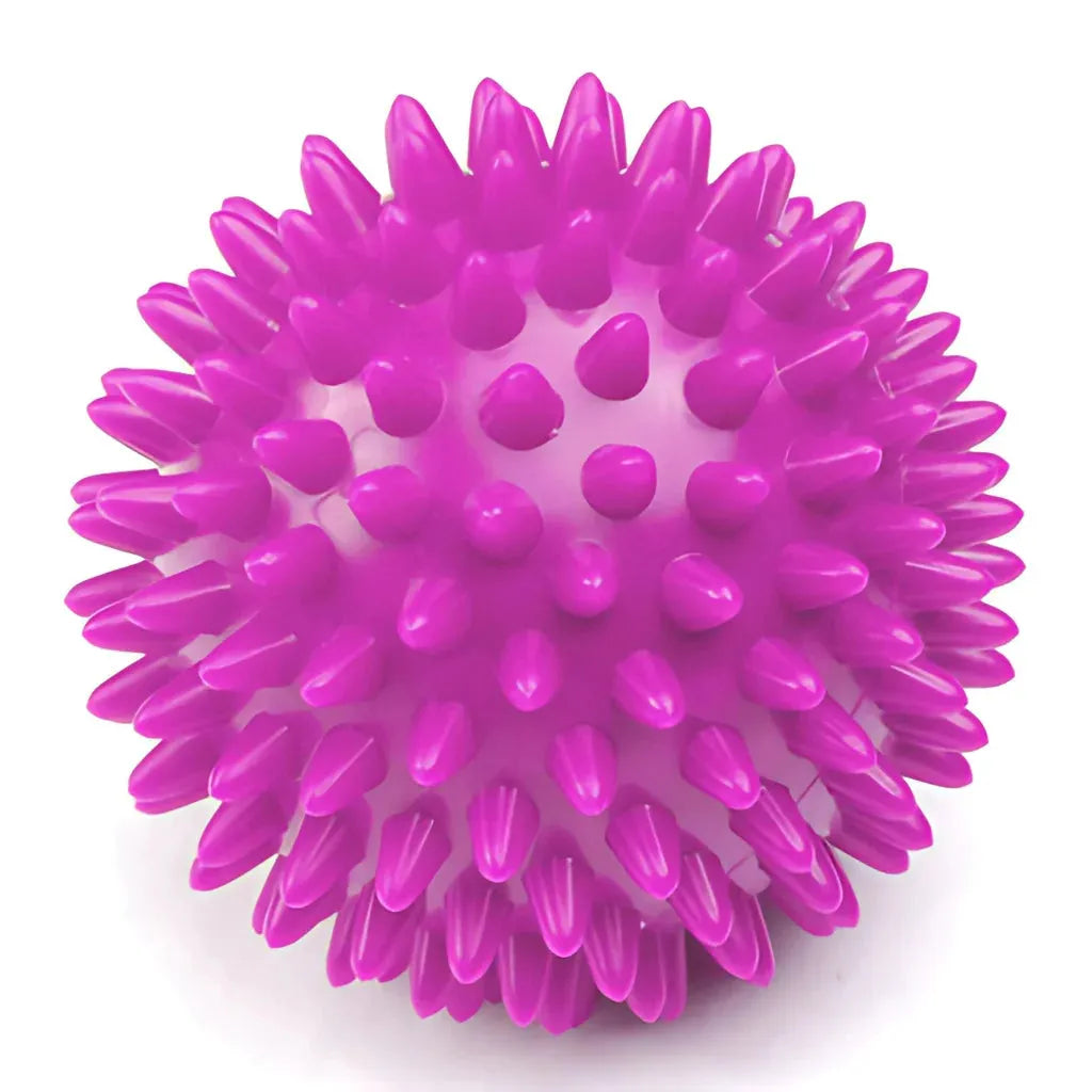 Massage Ball Roller For Targeted Muscle Relief - Purple Spiky / 9 cm
