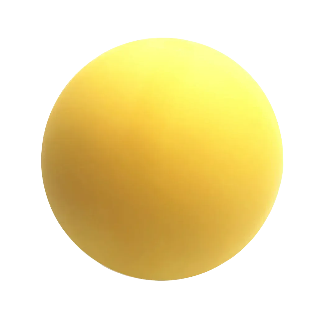 Massage Yoga Ball For Deep Muscle Relief - Yellow