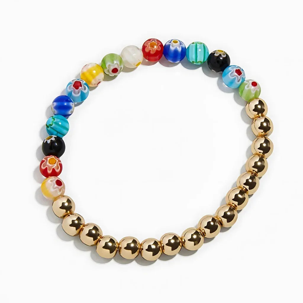 Minimalist Beads Bracelest In Polished Round Finish