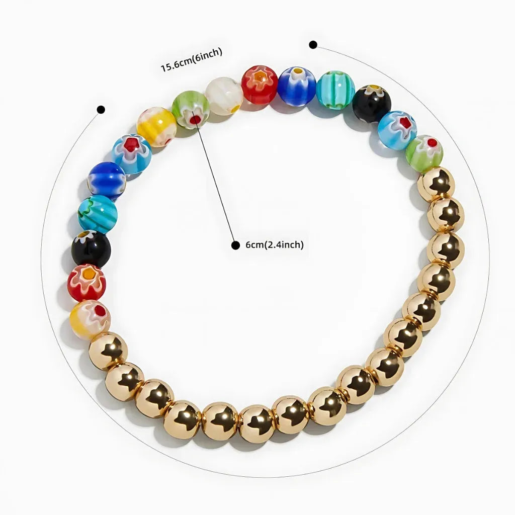 Minimalist Beads Bracelest In Polished Round Finish