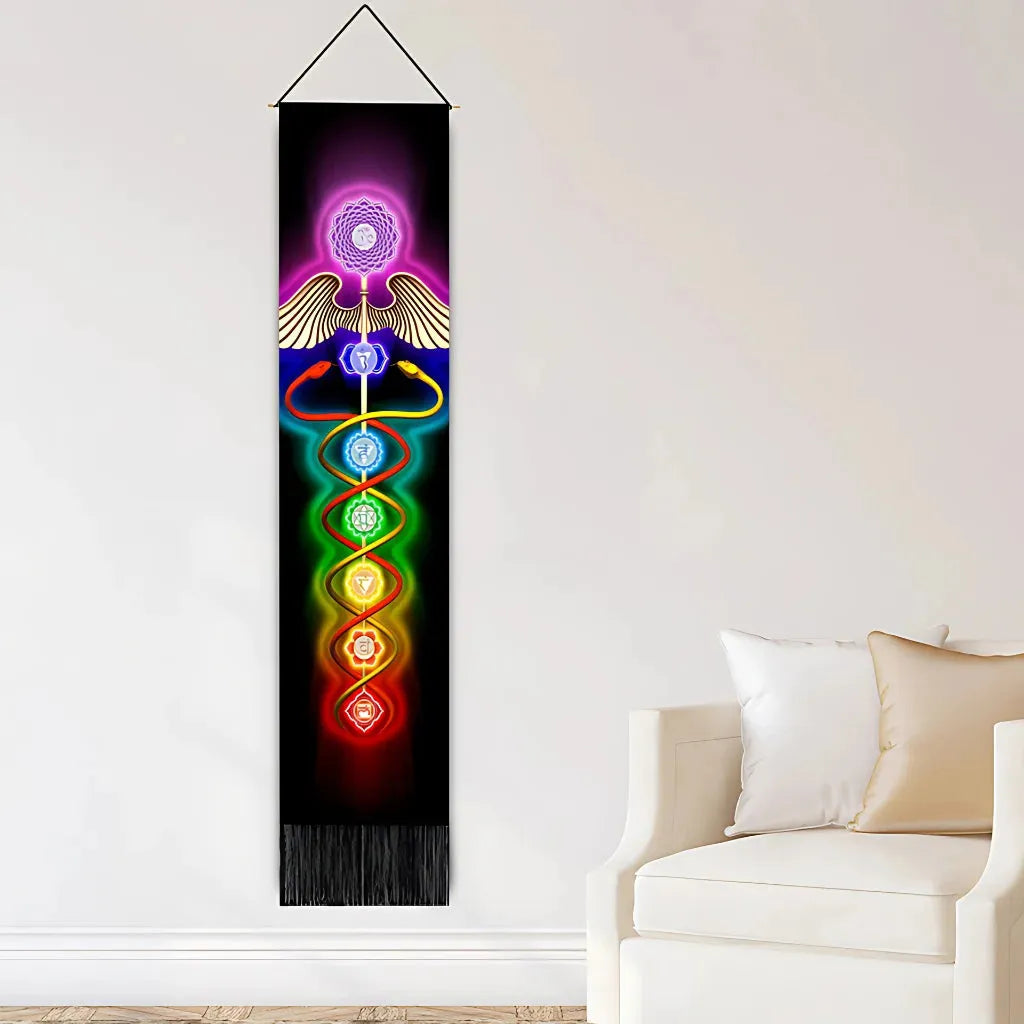 Minimalist Cotton Yoga Tapestry For Mindful Spaces