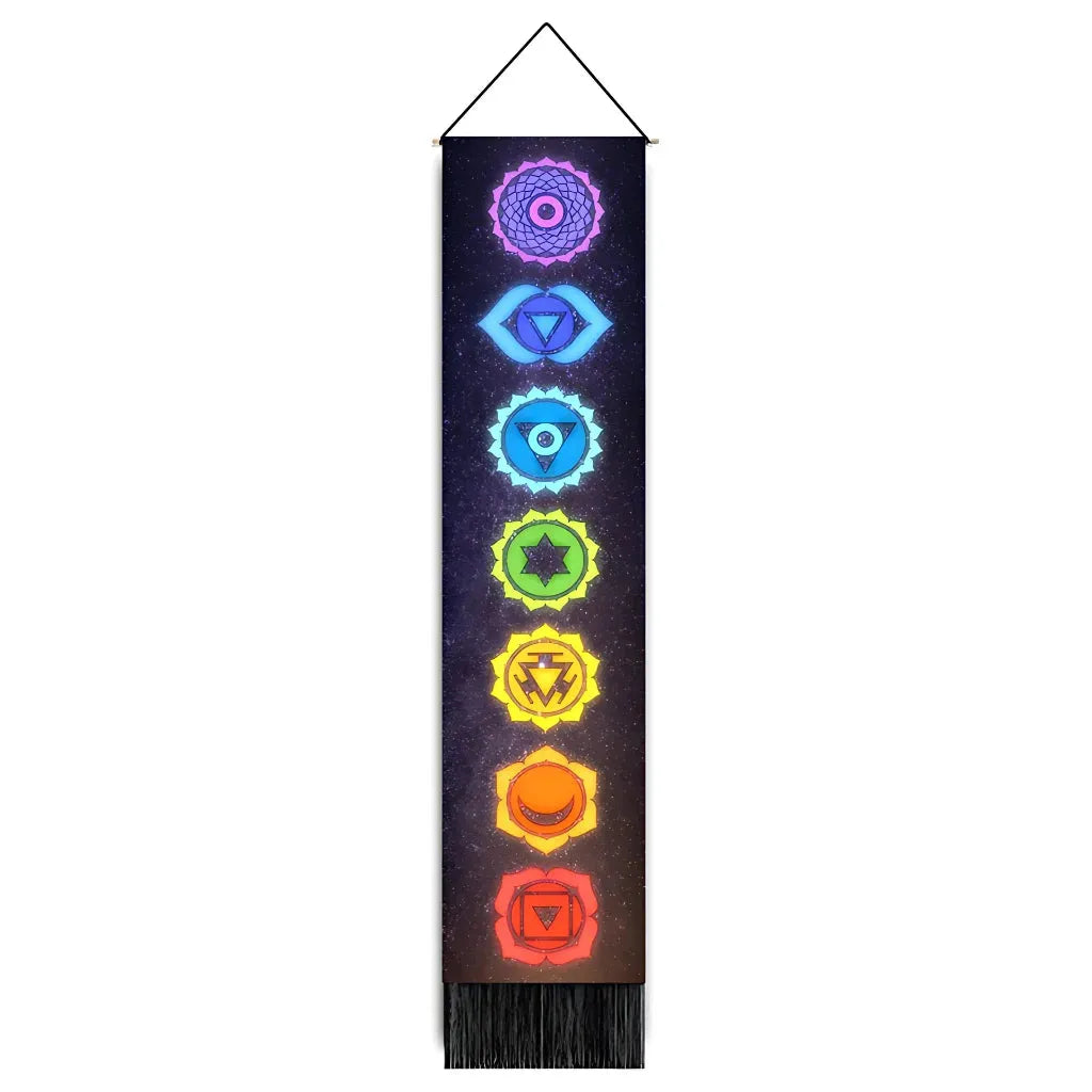 Minimalist Cotton Yoga Tapestry For Mindful Spaces - A / 32.5x130 cm