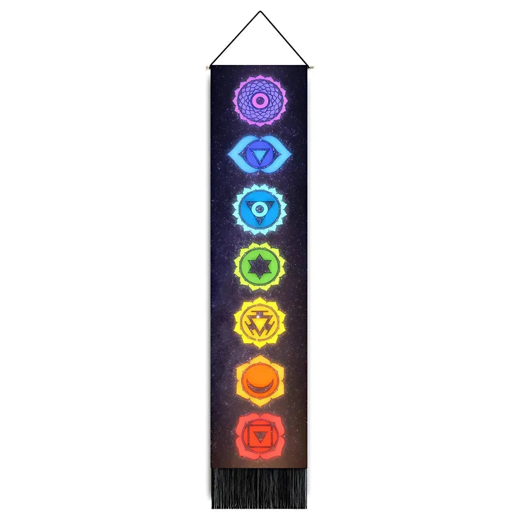 Minimalist Cotton Yoga Tapestry For Mindful Spaces - A / 32.5x130 cm