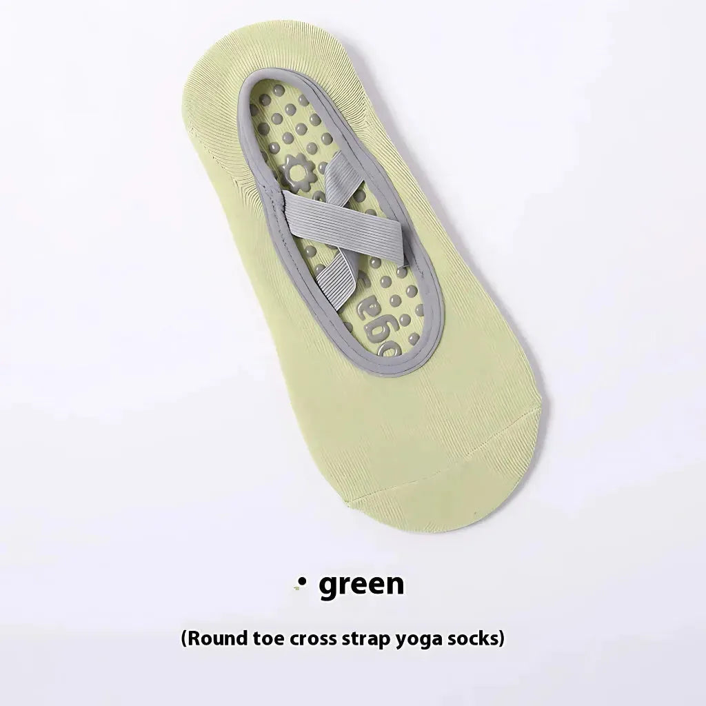 Minimalist Grip Socks For Yoga And Pilates - Green / one size