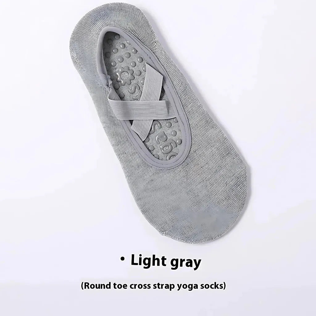 Minimalist Grip Socks For Yoga And Pilates - Light Gray / one size