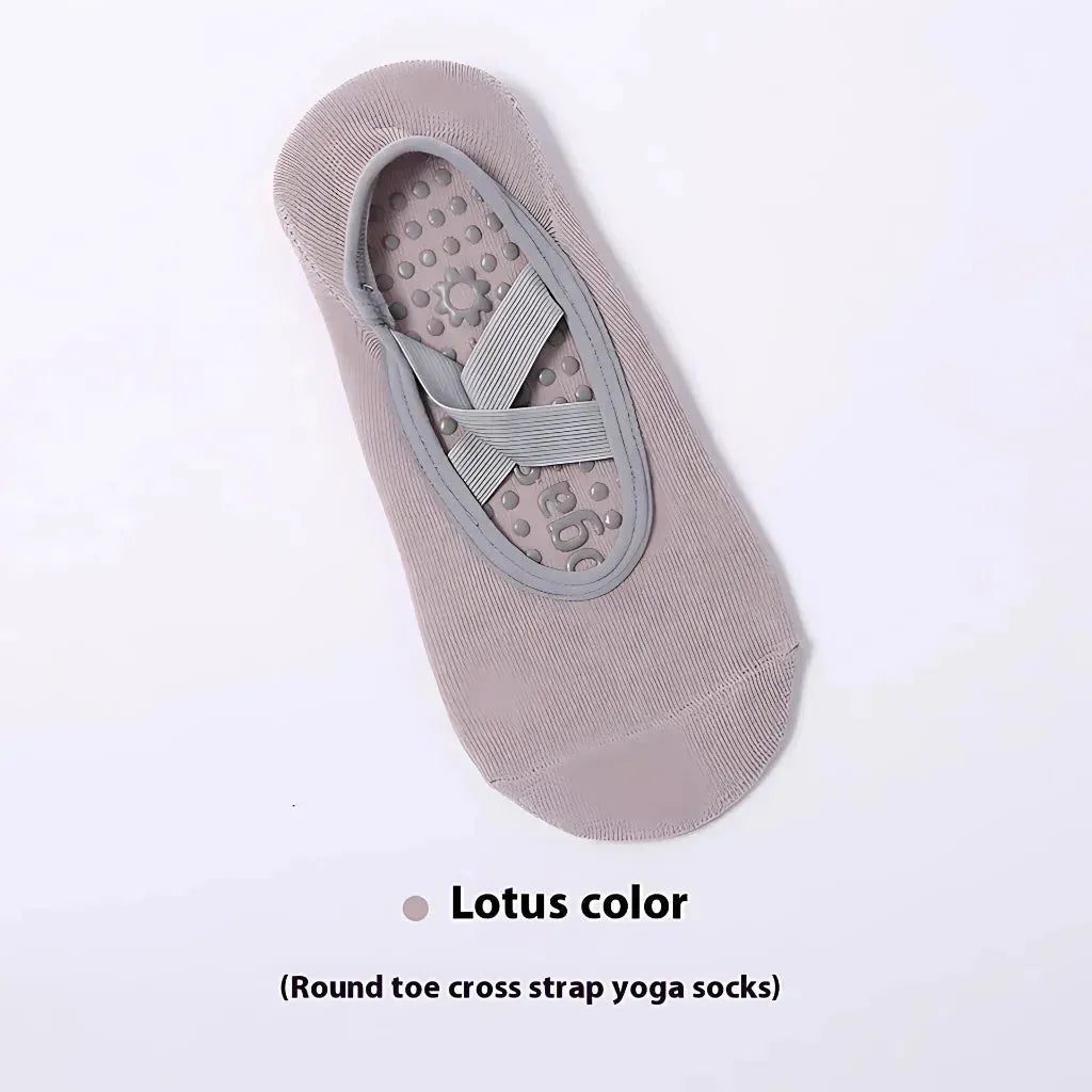Minimalist Grip Socks For Yoga And Pilates - Lotus Pink / one size