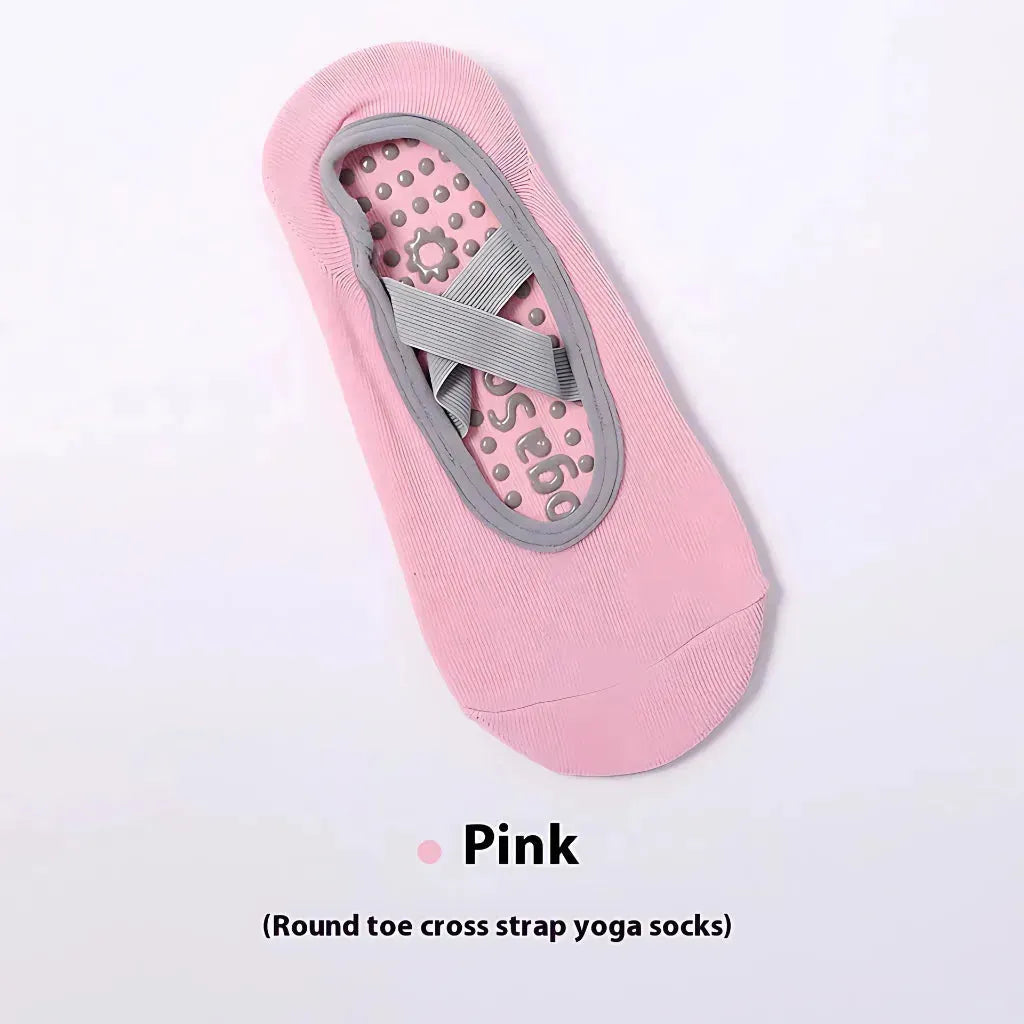 Minimalist Grip Socks For Yoga And Pilates - Pink / one size