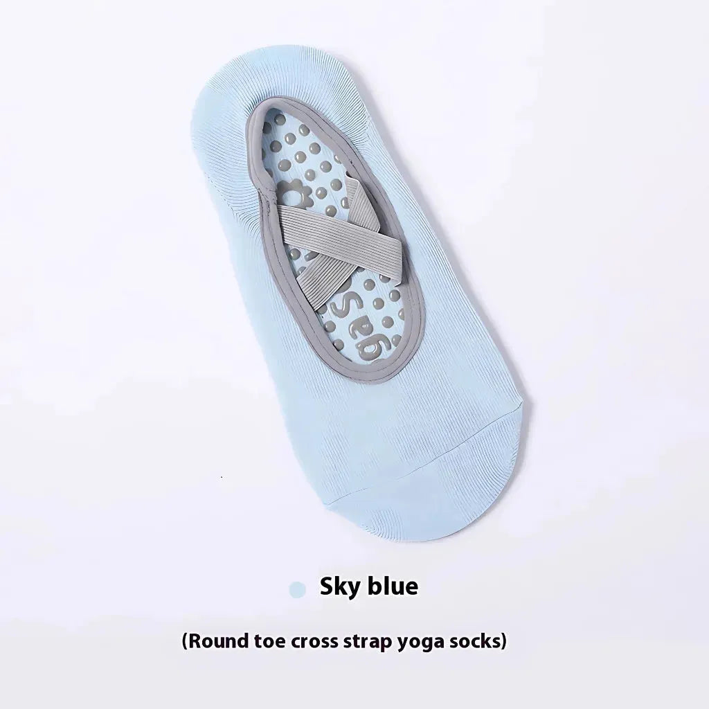 Minimalist Grip Socks For Yoga And Pilates - Sky Blue / one size