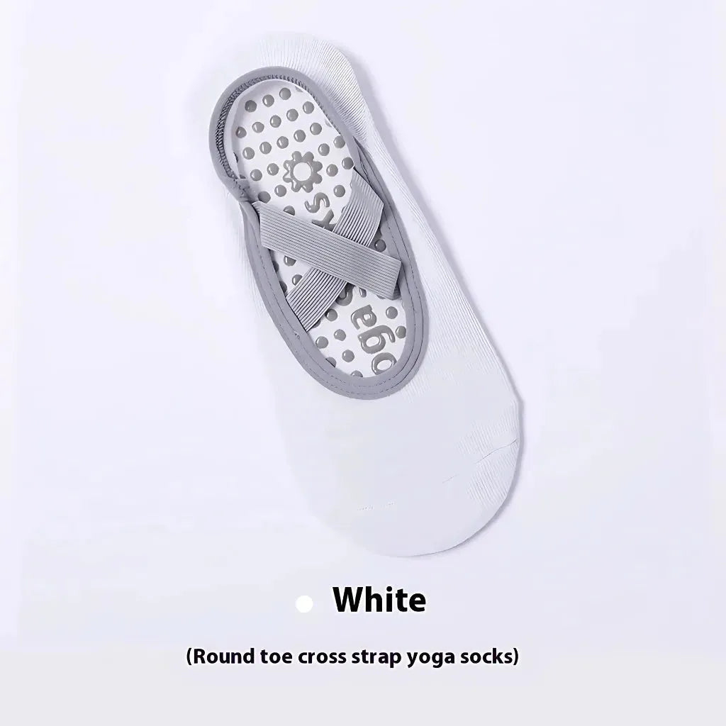 Minimalist Grip Socks For Yoga And Pilates - White / one size