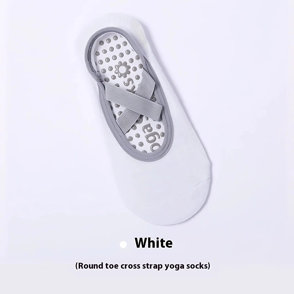 Minimalist Grip Socks For Yoga And Pilates - White / one size