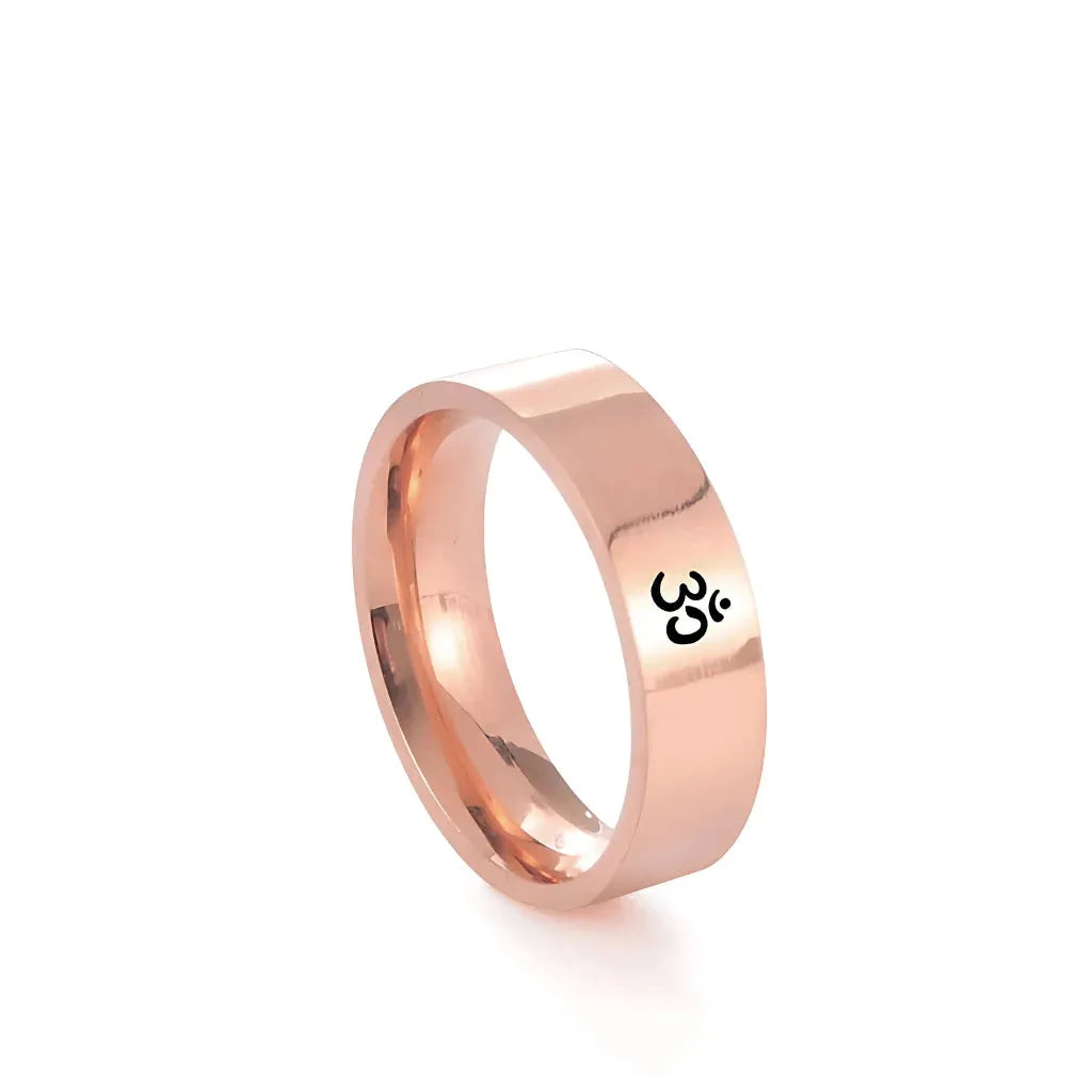 Minimalist Stainless Steel Metal Rings