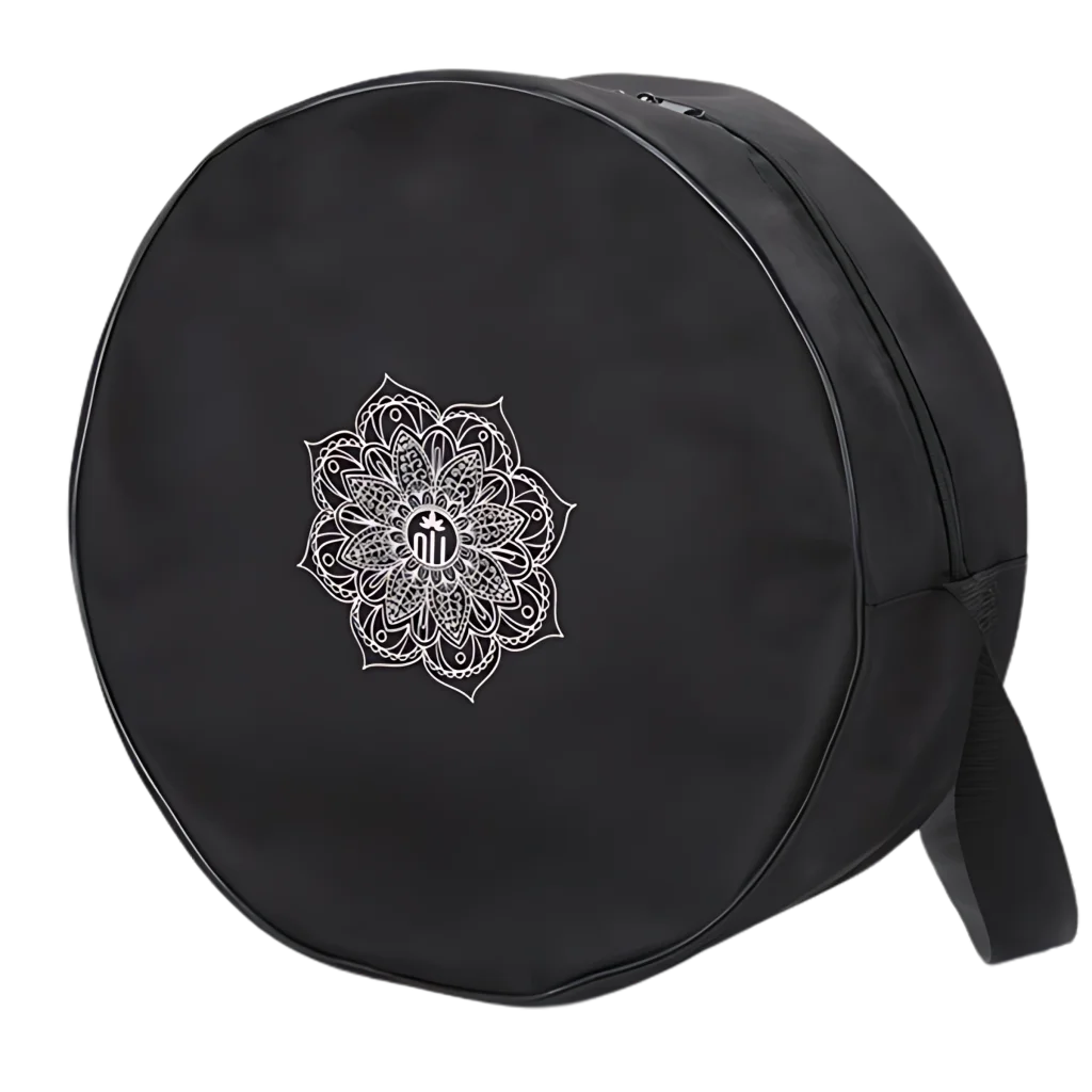 Minimalist Yoga Wheel Bag With Adjustable Straps - Black